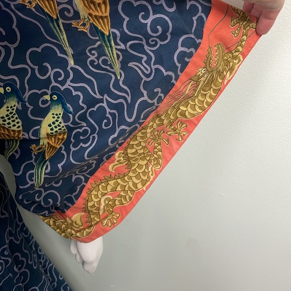 J. Peterman Company Dragon Kimono Dress XS - Picture 3 of 9